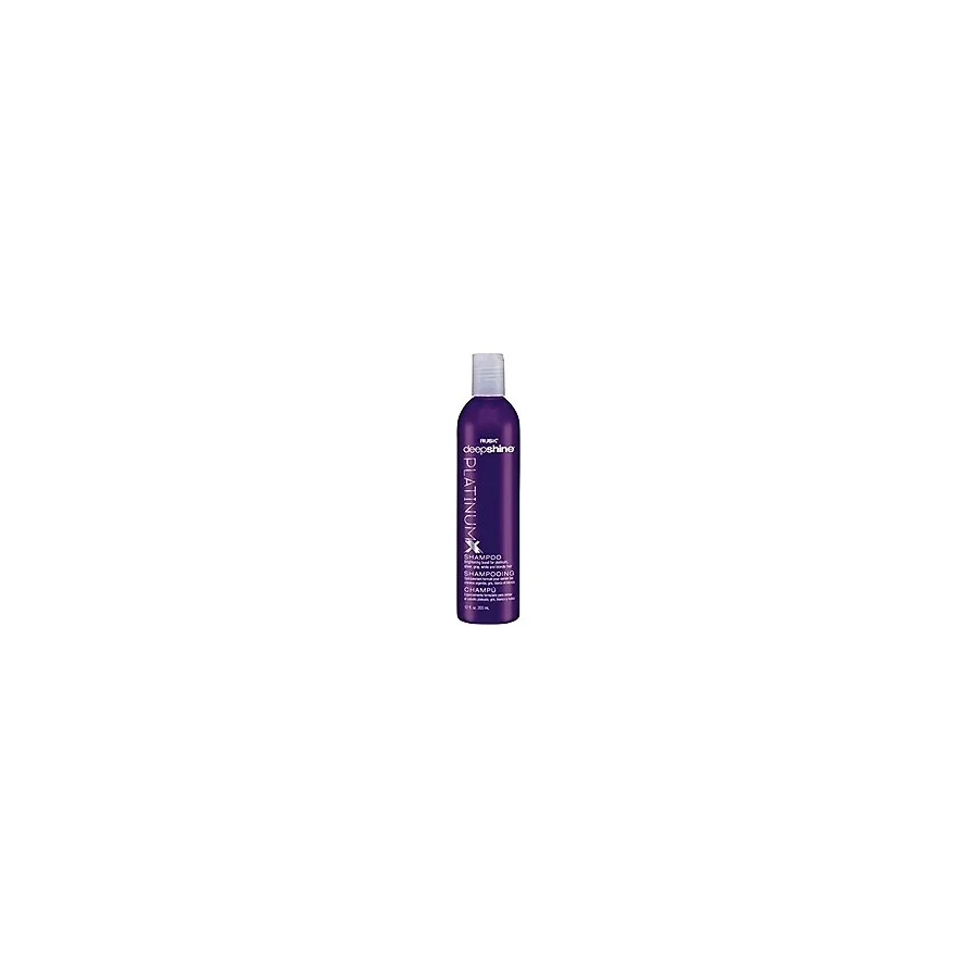 Deepshine Platin Şampuan 12 Oz Nazik Temizleyici Şampuan Platin Gümüş Gri Beyaz ve Sarı Saçlar İçin Parlatıcı Güçlendirici Sarıları Çıkarır Saç Rengini Aydınlatır