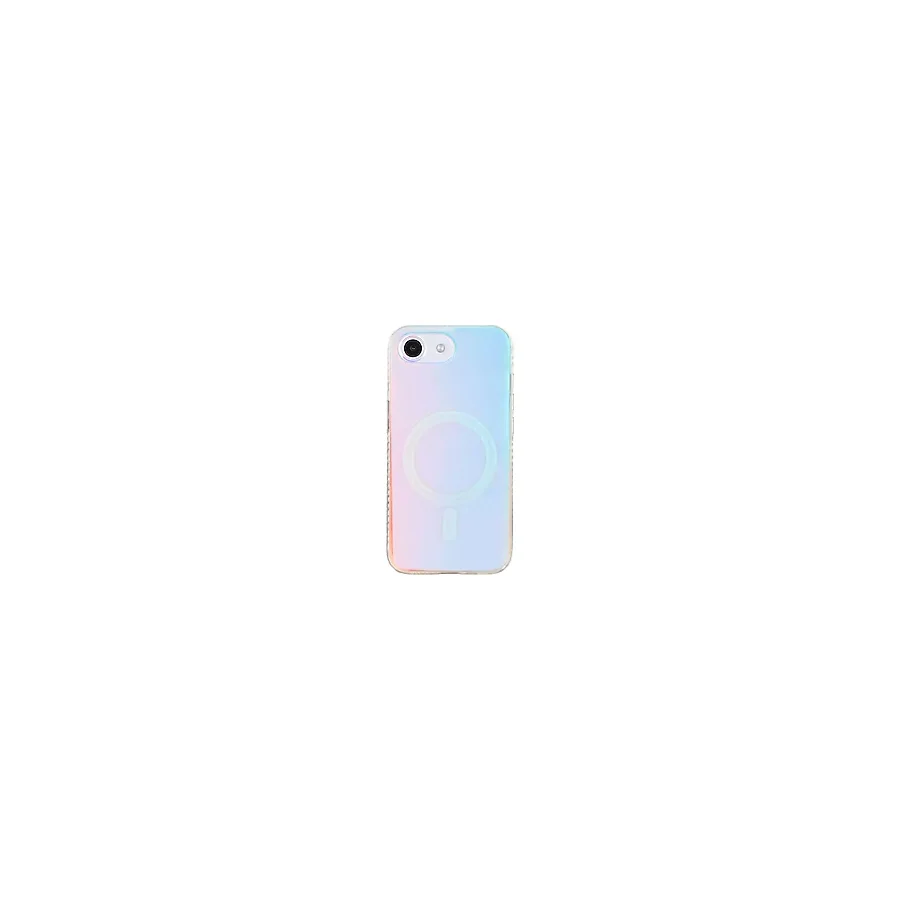 Deercase iPhone 16e MagSafe Uyumlu Hologram Kamera Lens Korumalı Darbe Emici Premium Şık Lansman Kılıfı