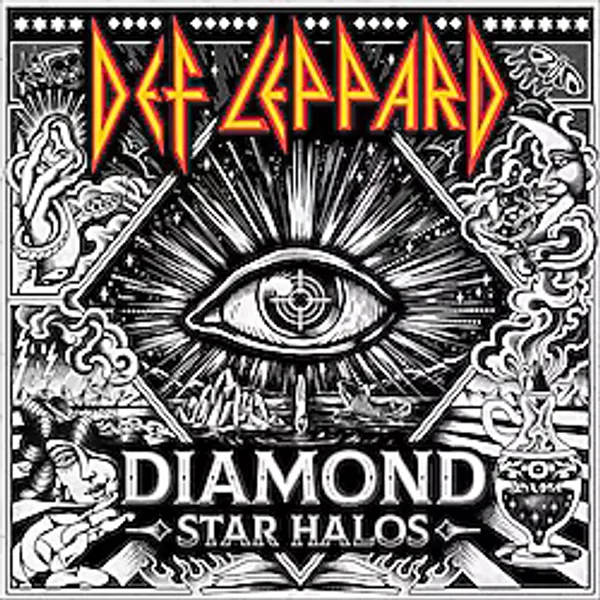 Def Leppard - Diamond Star Halos Plak