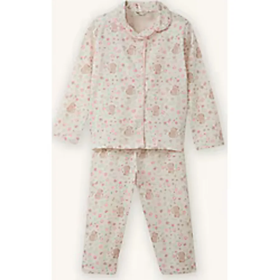 Defacto %100 Pamuklu Desenli 2'li Pijama Takımı Kız Bebek G8652A526SP