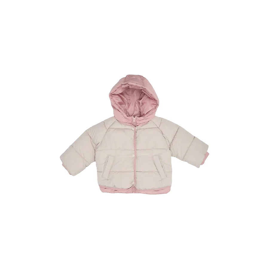 Defacto C5312A525AU Kapüşonlu Kız Bebek Şişme Mont