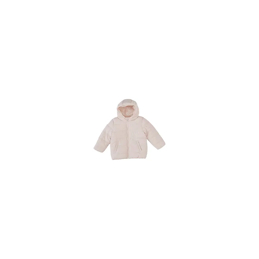 Defacto C5317A524AU-PN364 Pembe Kapüşonlu Kız Bebek Mont