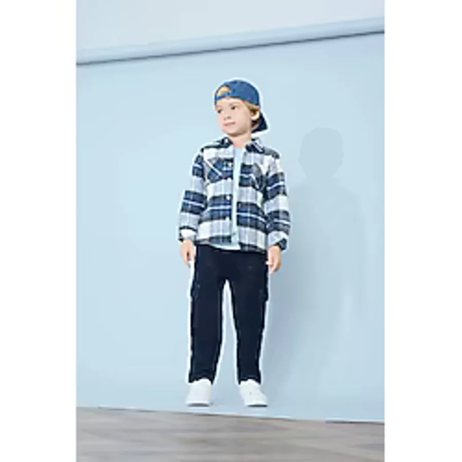 Defacto Erkek Bebek Balloon Fit Beli Lastikli Düz Paça Jean Pantolon G4395a525wnnm28 Mavi-nm28