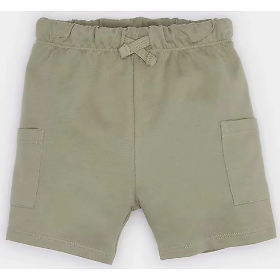 Defacto Erkek Bebek Beli Lastikli Basic Düz Şort E4907a525smgn497 Yeşil