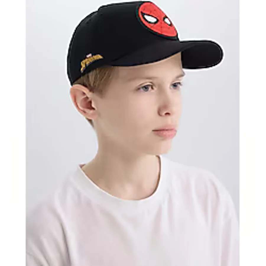 DeFacto Erkek Çocuk Marvel Spiderman Pamuklu Cap Şapka X0356A625SMBK27