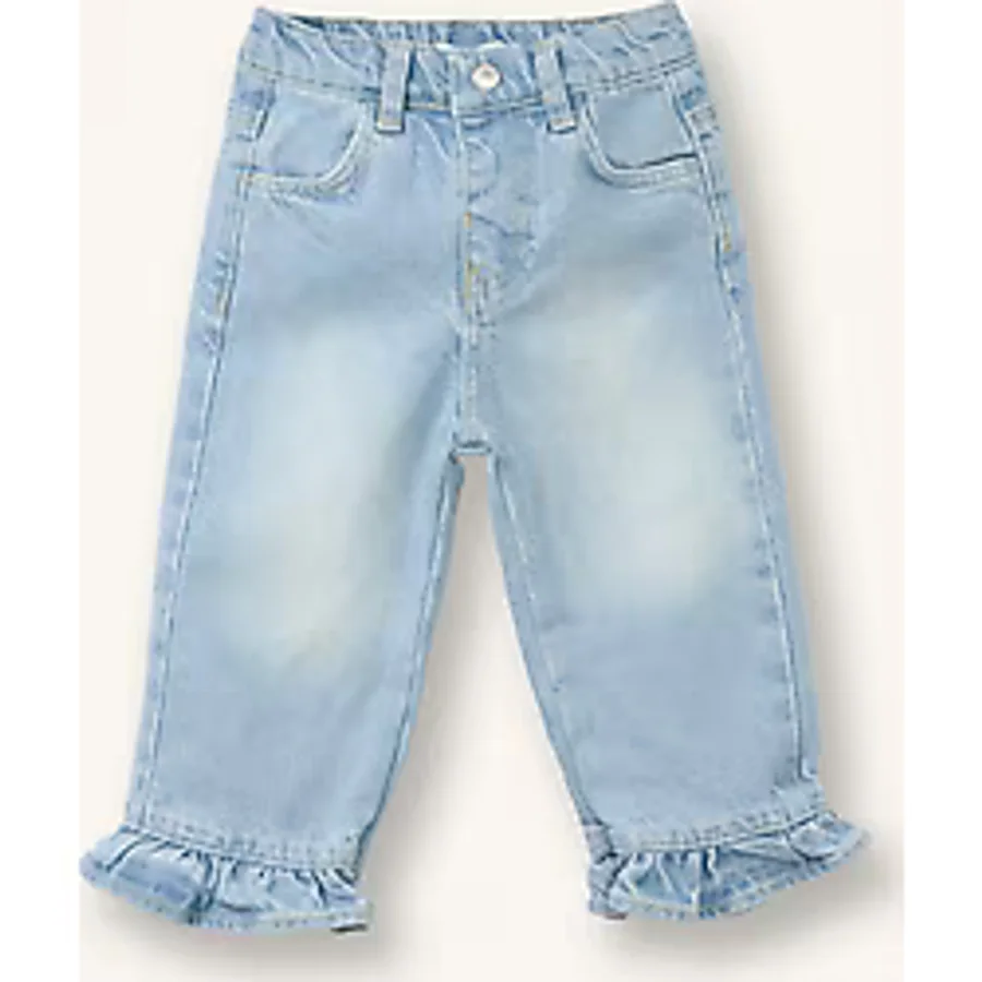 Defacto Fırfırlı Wıde Leg Pamuklu Pantolon Kız Bebek G8468A526SP