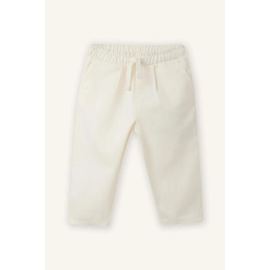 DeFacto Gabardin Pantolon Erkek BEBEK G9590A526SP - Ekru-ER105 - 18 - 24 Ay