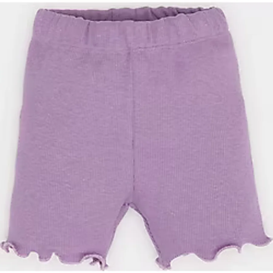 Defacto Kız Bebek Fitilli Kaşkorse Beli Lastikli Şort E8247a525smpr80 Mor