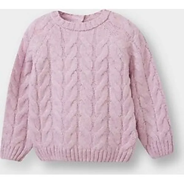 Defacto Kız Bebek Regular Fit Bisiklet Yaka Kazak D0354a525aupr251 Mor