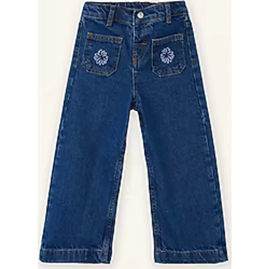 Defacto Wıde Leg Jean Pantolon Kız Bebek G8187a526spnm34 Mavi-nm34