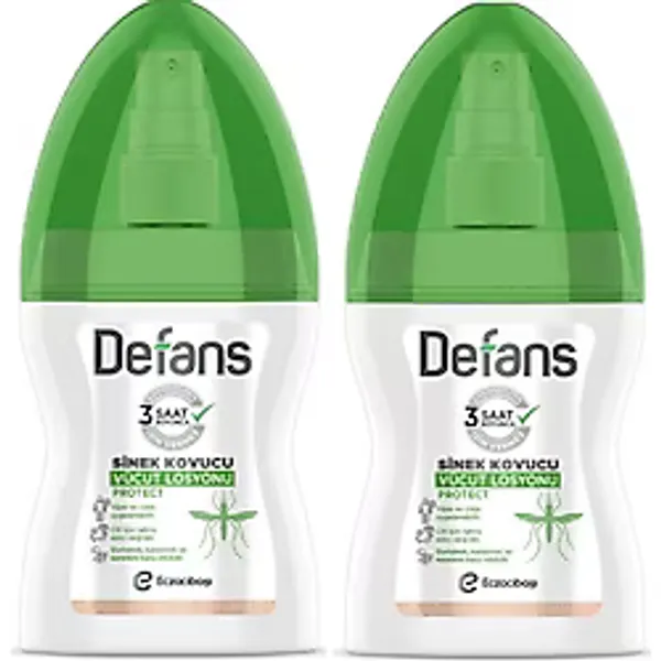 Defans Protect Sinek Kovucu Vücut Losyonu 100 ml 2'li