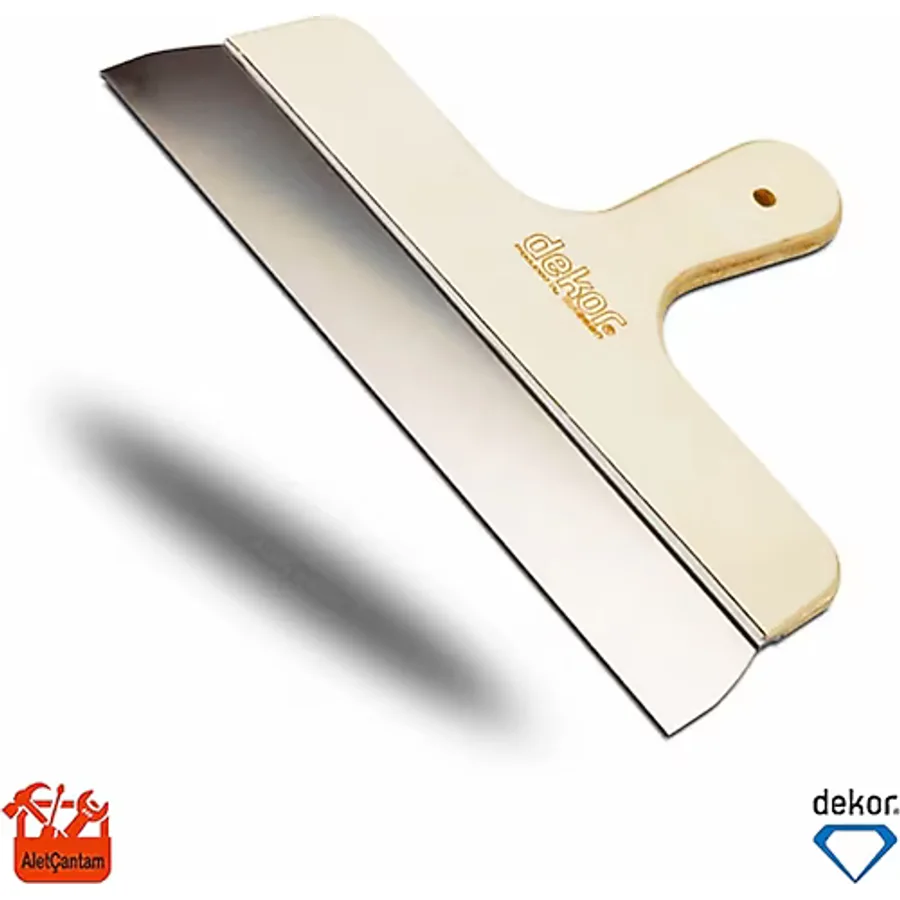 Dekor Eğri Saplı Ispatula Spatula 25 CM