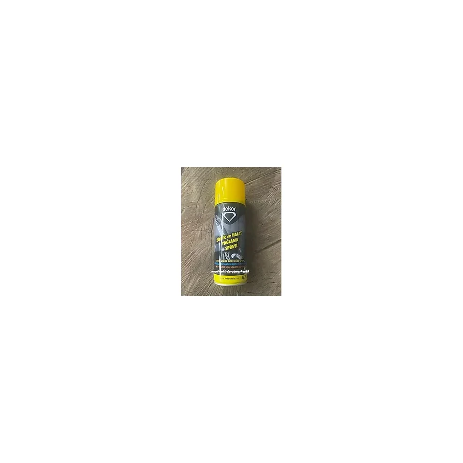 Dekor Pro 400ML Kuru Zincir Yağlama Spreyi Motosiklet Zincir Halat Yağı - Şeffaf