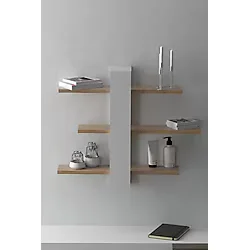 Dekoratif 3 Raflı Duvar Rafı