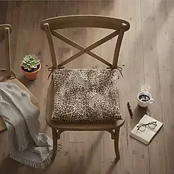Dekoratif Leopar Sandalye Minderi