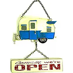 Dekoratif Metal Kapı Yazısı Karavan Vintage Dekoratif Hediyelik