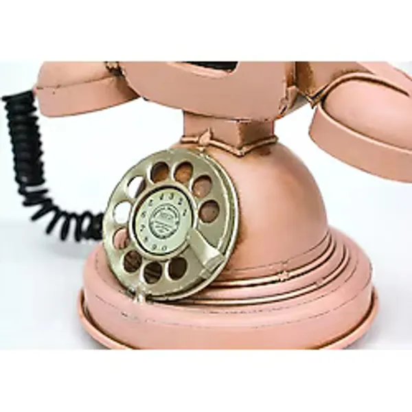 Dekoratif Metal Telefon Biblo Dekoratif Hediyelik