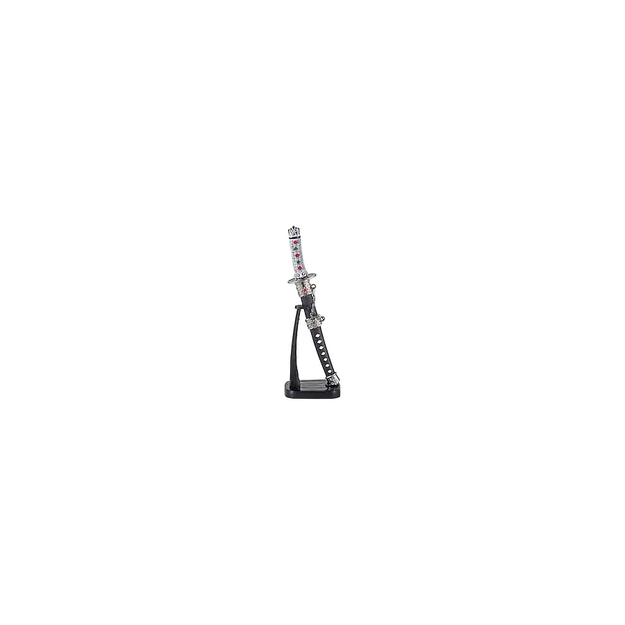 Dekoratif Mini Katana Samurai Zarf Açacağı, Japon Stili Masaüstü Süs Kılıcı, Kaideli Koleksiyonluk Ofis Aksesuarı, Metal Görünümlü Mini Kılıç, Anime & Oyun Temalı Şık Hediyelik Obje (20 cm)
