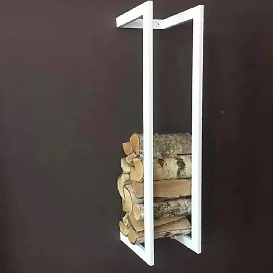 Dekoratif Şömine Odunluğu Duvara Sabit Odunluk