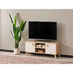 Dekorazi Domino 2 Kapaklı Tv Sehpası - Meşe