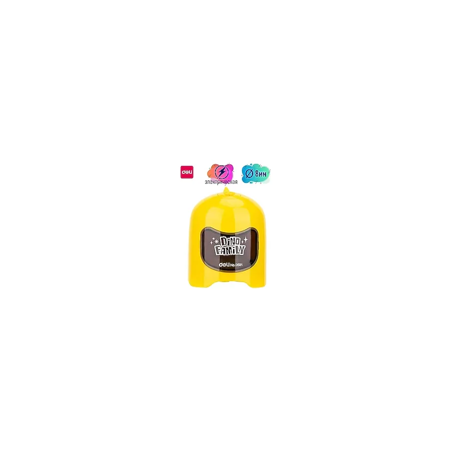 DELİ 0501 DİNO FAMİLY PİLLİ MASA ÜSTÜ KALEMTRAŞ