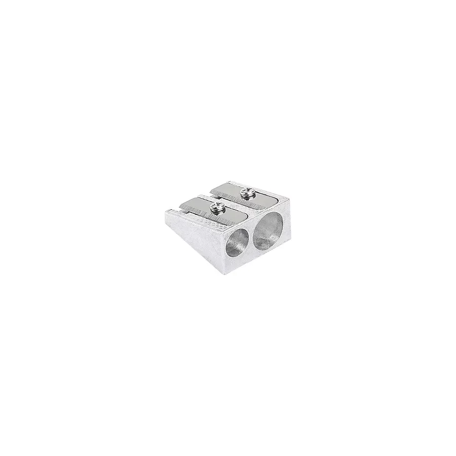Deli 39762 Metal Çift Delikli Kalemtıraş