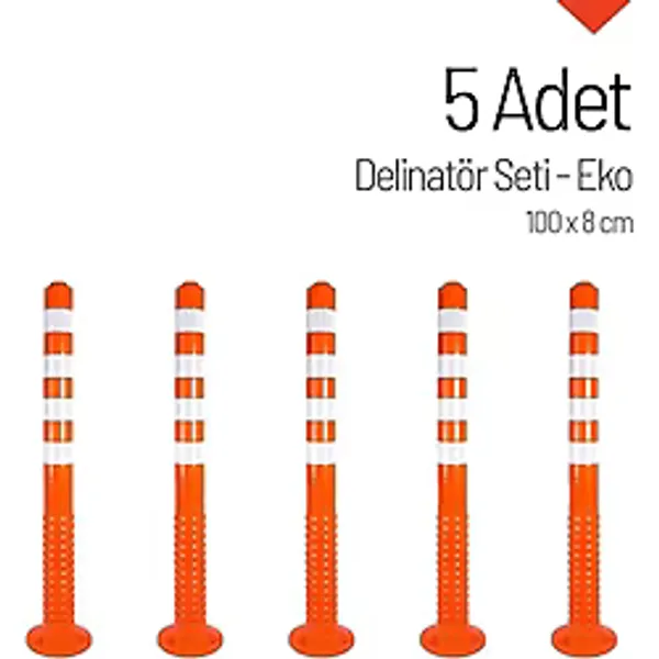 Delinatör 100 x 8 cm EKO 5 Adet, Esnek Duba