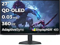 Dell Alienware AW2725DF 27" 0.03 ms 2K Pivot 360 Hz OLED Oyuncu Monitörü