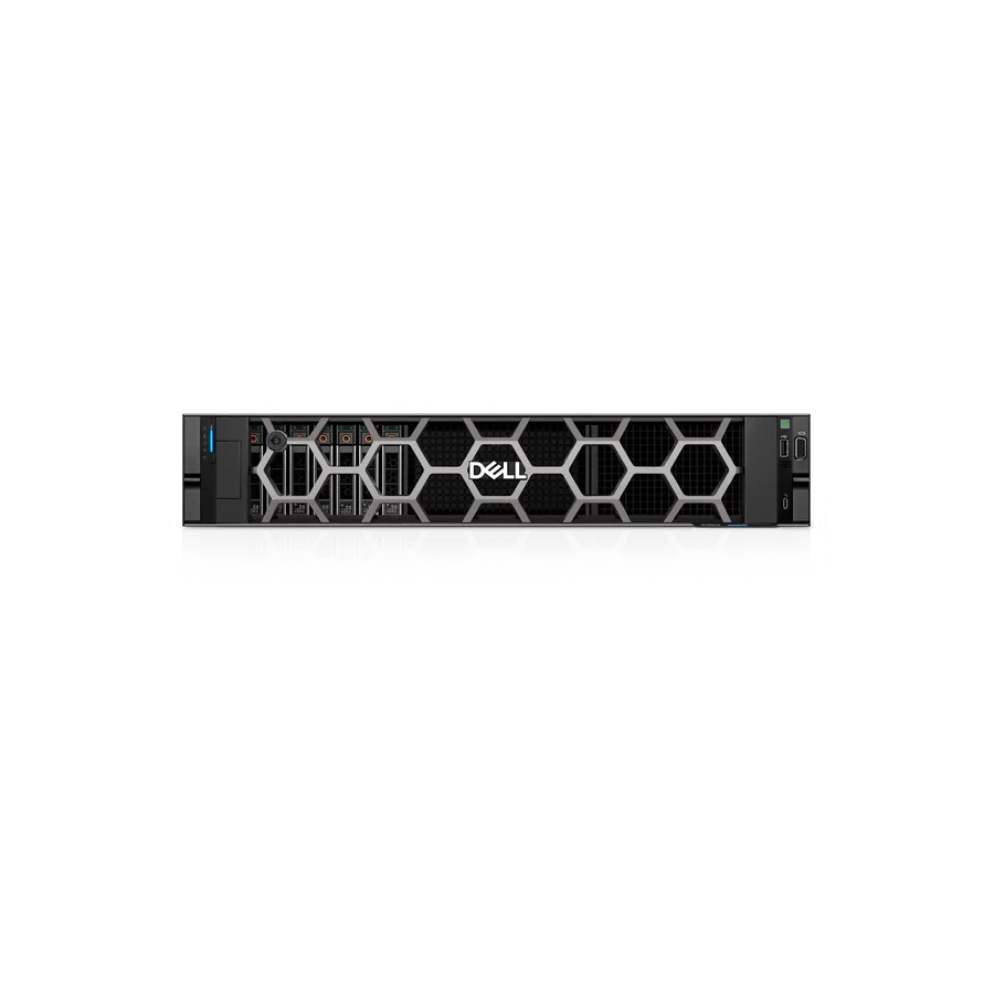 Dell Poweredge R760xs Spl2 Sılver 4510-32Gb Ddr5 Rdımm-480Gb+4X3.84tb Ssd-2X1100w Rack Sunucu