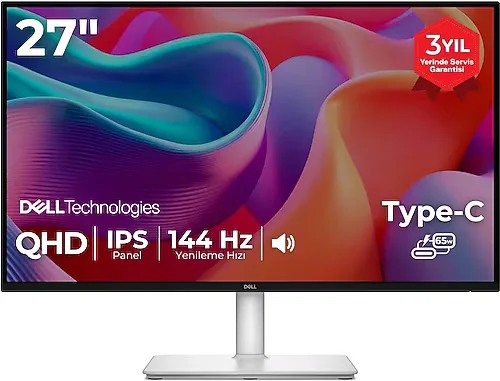 Dell S2725DC 27" 1 ms 2K Pivot IPS 144 Hz Monitör