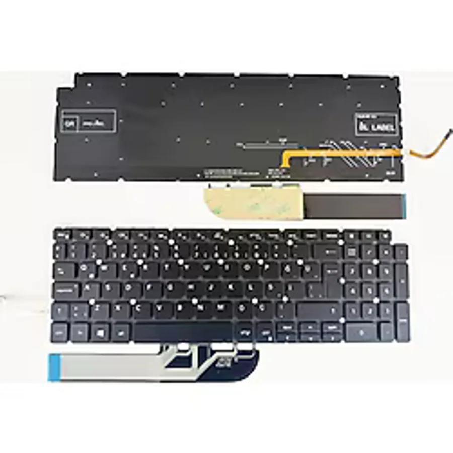 Dell Vostro 5501 5502 7500 7590 P102f İle Uyumlu Notebook Klavye - Siyah - Tr - Işıklı