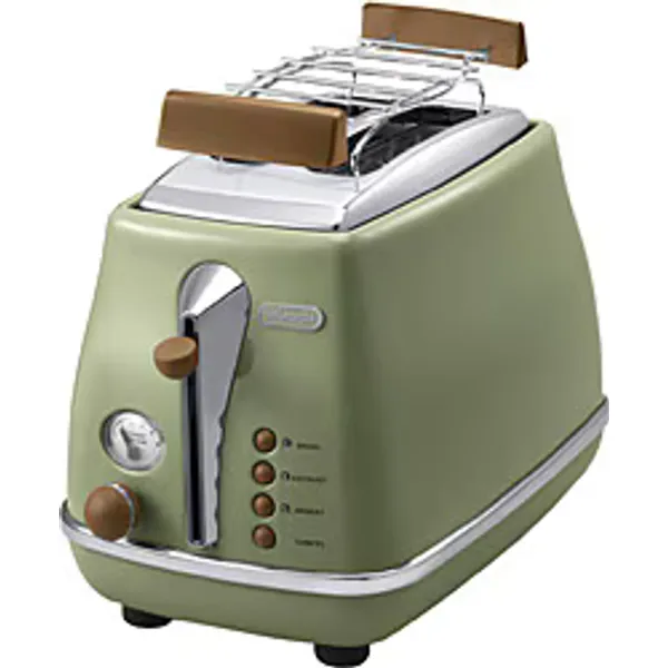 Delonghi CTOV 2103.GR Icona Vintage Yeşil Ekmek Kızartma Makinesi