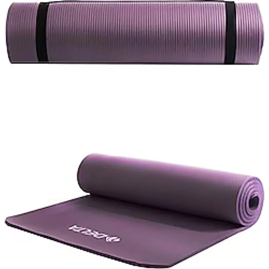 Delta 15 mm Taşıma Askılı Mor Pilates Minderi