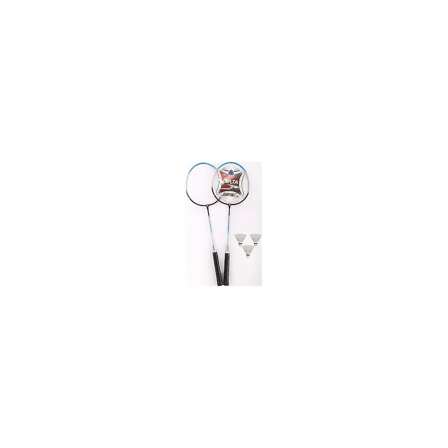 Delta 2 Adet Badminton Raketi İle 3 Adet Badminton Topu Ve Deluxe Badminton Çantası Çiftler İçin Set