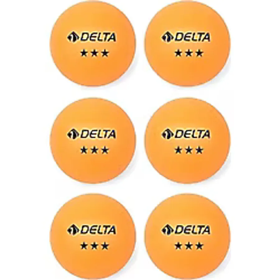 Delta 6 Adet Turuncu Masa Tenisi Topu ( Pinpon Topu )