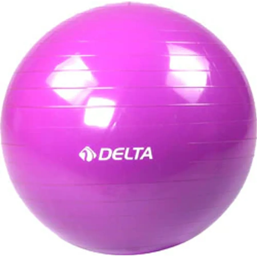 Delta 65 cm Dura-Strong Deluxe Mor Pilates Topu