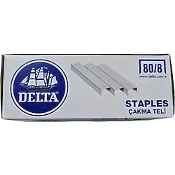 Delta 80/8 Zımba Teli Mobilya, Döşeme Ve Daha Fazlası İçin Dayanıklı Zımbalama ( 2 Adet)