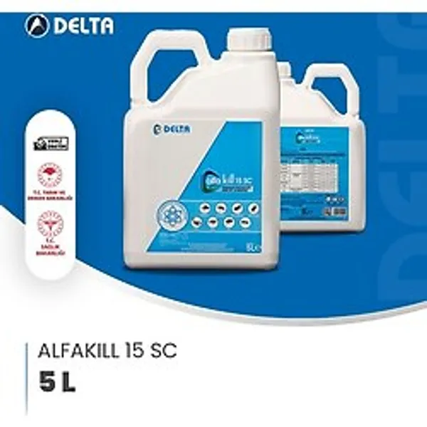 Delta Alfakill 15 Sc 5 Litre Konsantre Böcek Ilacı ve Haşere Ilacı