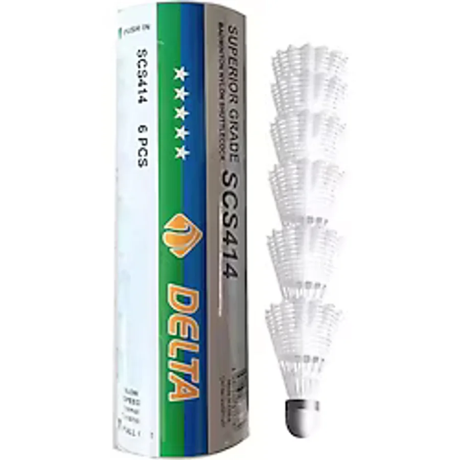 Delta Badminton Topu Scs 414 Mantar Başlı 6'Lı Dengeli Hız