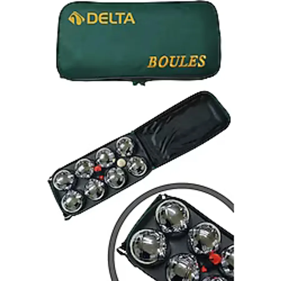 Delta Bocce Set Çantalı 8 Toplu Metal Bocce Seti (Boules Seti) Çok Renkli