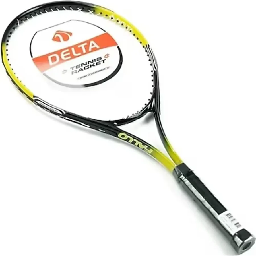 Delta Fallo 27 İnç L2 Grip Yetişkin Tenis Raketi + Çantası + Vakumlu Tüp 3 Adet Tenis Maç Topu Seti