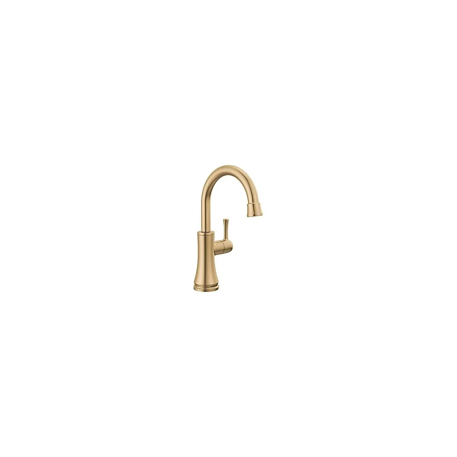 Delta Faucet 1920-CZ-DST Geleneksel Içecek Musluğu, Şampanya Bronz - Ahşap