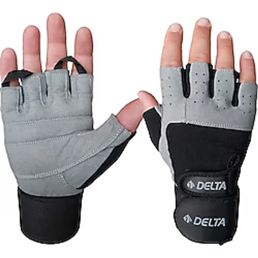 Delta Fge-915 Halter, Body, Fitness Ve Ağırlık Eldiveni Gri