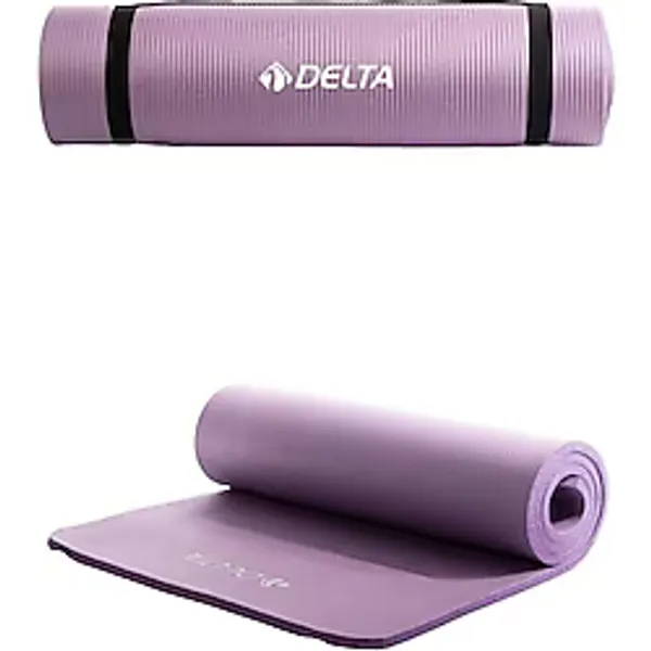 Delta Konfor Zemin 10 mm Taşıma Askılı Pilates Minderi Yoga Matı - Mor