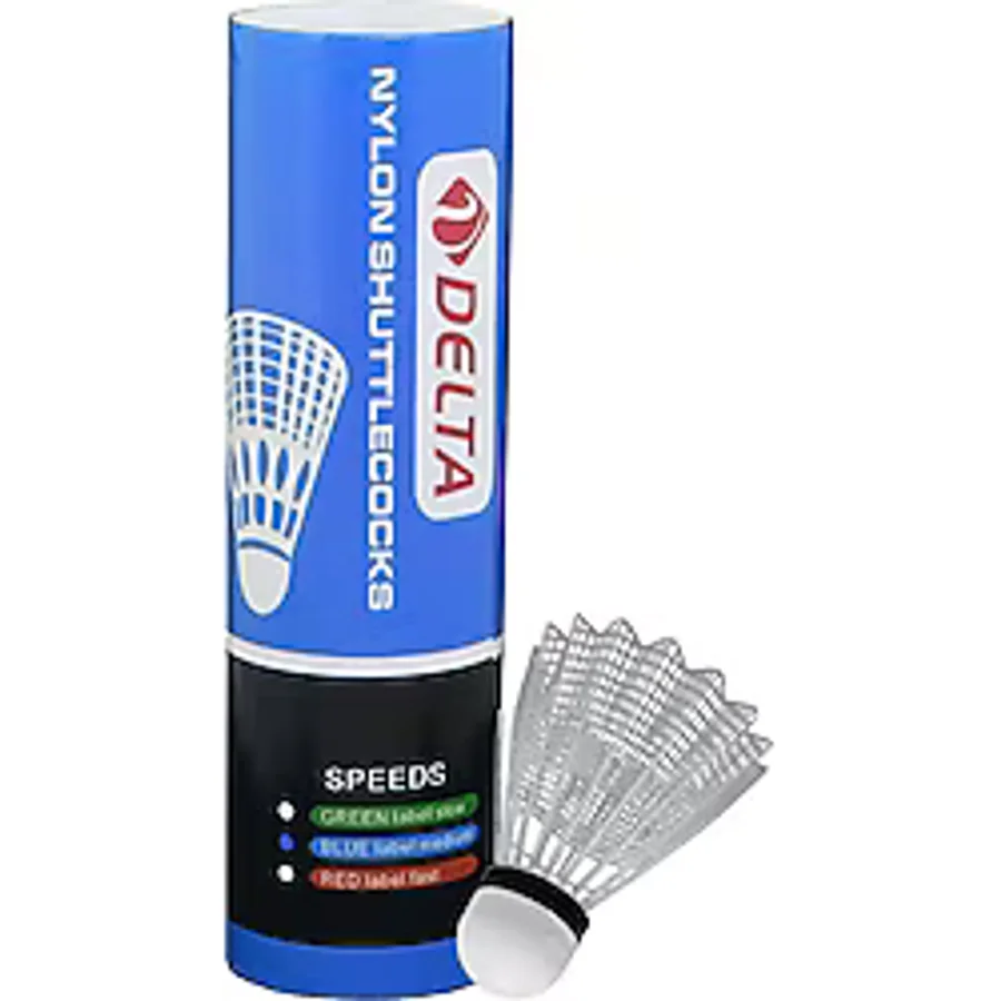 Delta Mantar Başlı Beyaz Badminton Topu (Özel Kutusunda) 6 Adet