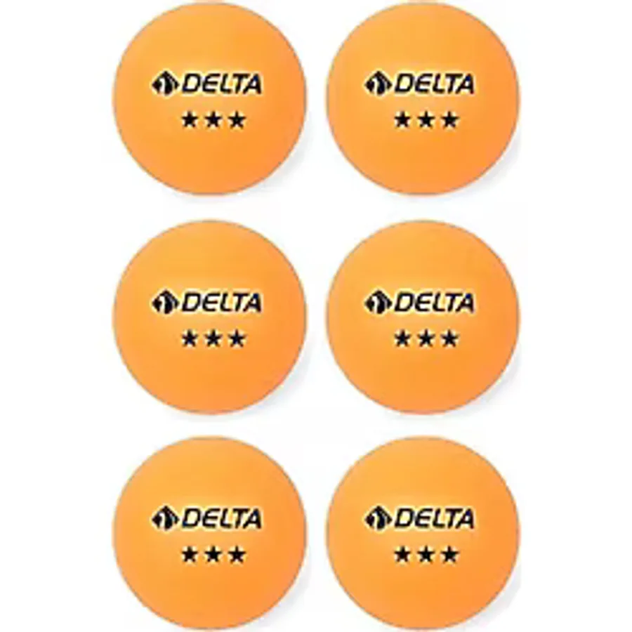 Delta Pinpon Topu 6 Adet Turuncu Cpt 294 / Masa Tenisi Topu