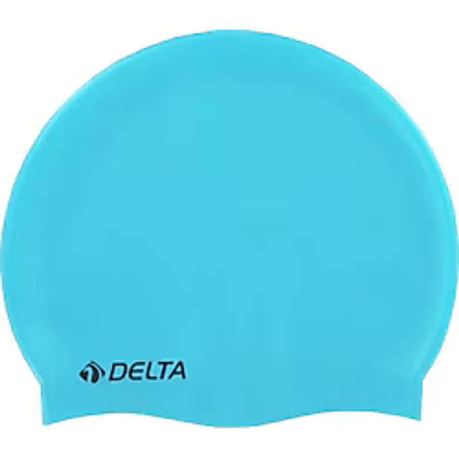 Delta Silikon Bone Deluxe Yüzücü Havuz ve Deniz Bonesi Düz Renk Turkuaz Çok Renkli