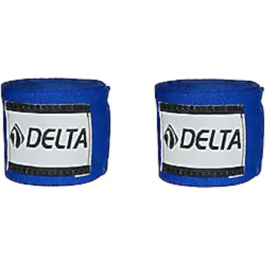delta spor Delta Unisex Boks El Bandajı EBM 296 Bandaj, Mavi, Tek Beden