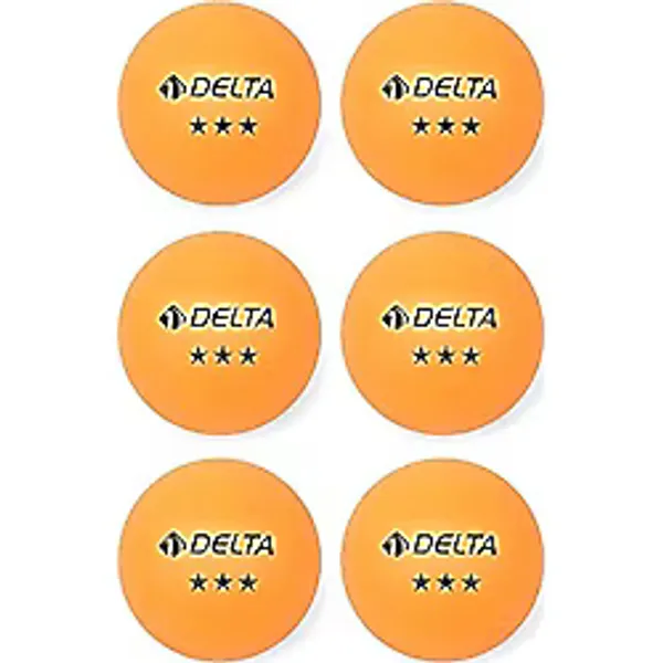 Delta Unisex Masa Tenisi Pinpon Topu Ds 615, Turuncu, Tek Beden