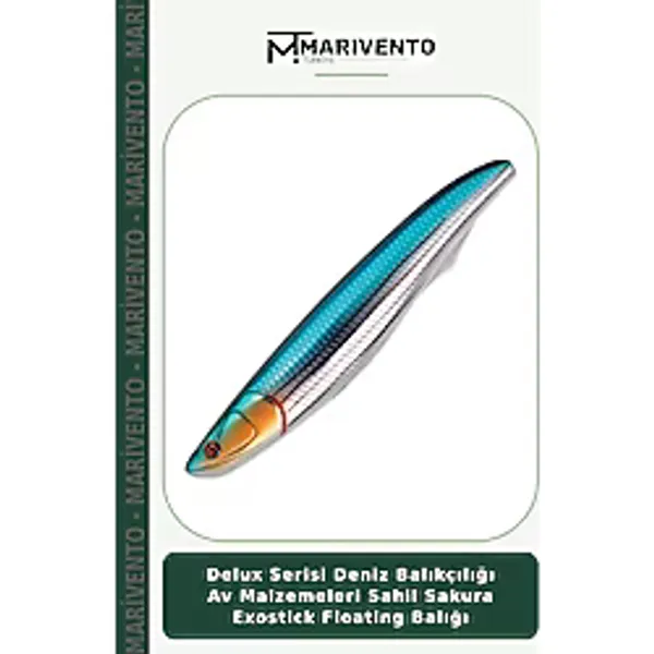 Delux Serisi Deniz Balıkçılığı Av Malzemeleri Sahil Sakura Exostick Floating Balığı - 180MM - Çok Renkli